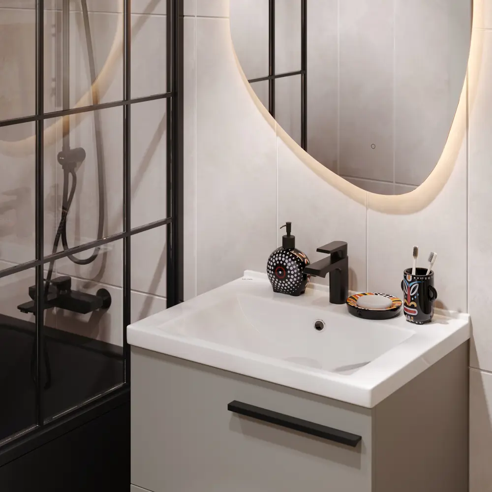 Плитка настенная Керамин Эдда 3 75x25 см 1.69 м² цвет бежевый STLM-2086619 - Вид №7