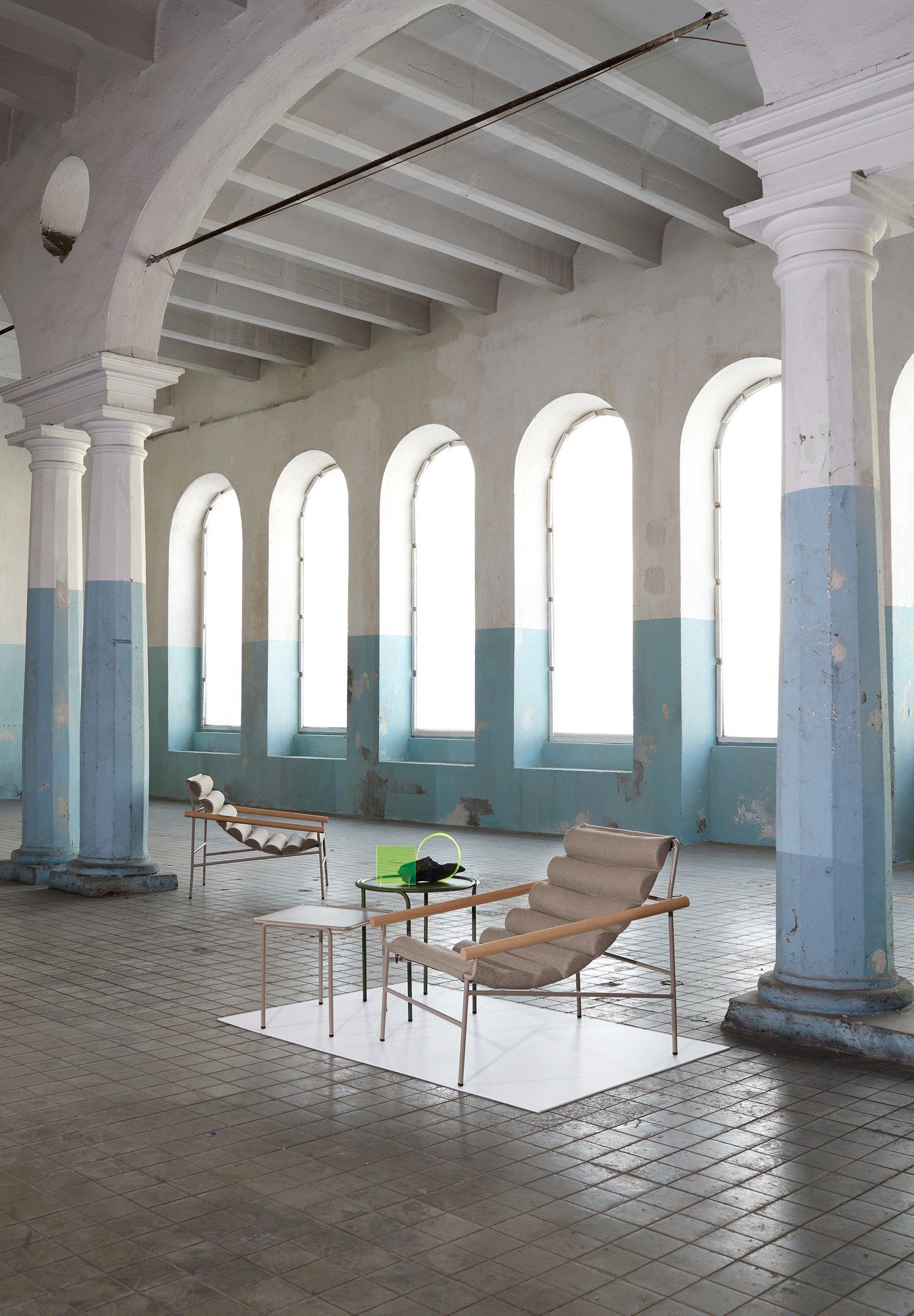 Окрашенный металлический прямоугольный садовый столик S-CAB Dress_Code ARCH-00037401 - Вид №17