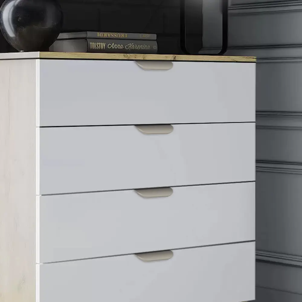 INSPIRE Ручка мебельная алюминиевая в стиле хром матовый 88021708 STLM-1085520 - Вид №4