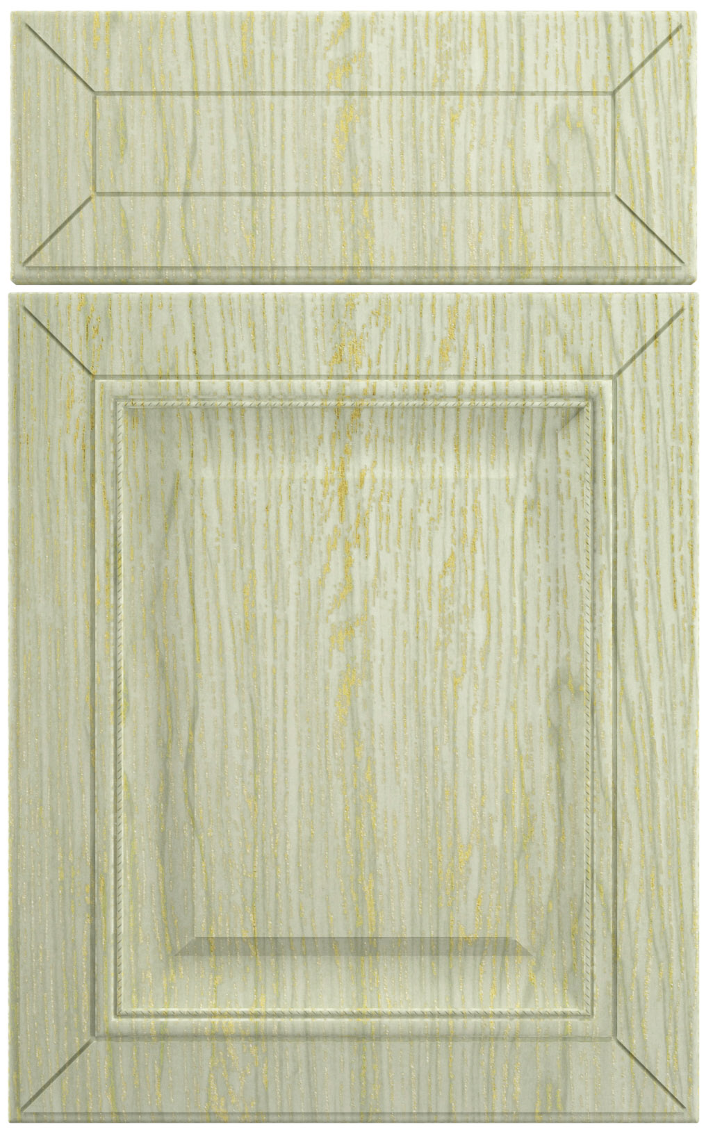Фасады для кухни Классика Фрезеровка «Сорбонна+» Прованс салатовый патина №520 SIDAK SIST257-10644