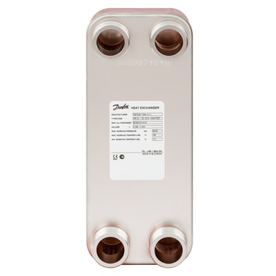 Danfoss Паяный пластинчатый теплообменник одноходовой серии XB12 XB 12L-1-20 PN25 паяный ТО G1 004H7662 