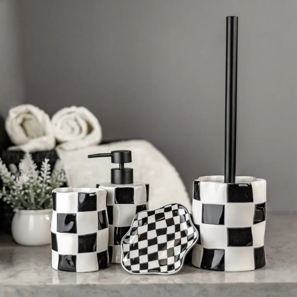 Мыльница BATH PLUS Chess - шахматный дизайн для современной ванной 89380481 STLM-1571044 - Вид №3