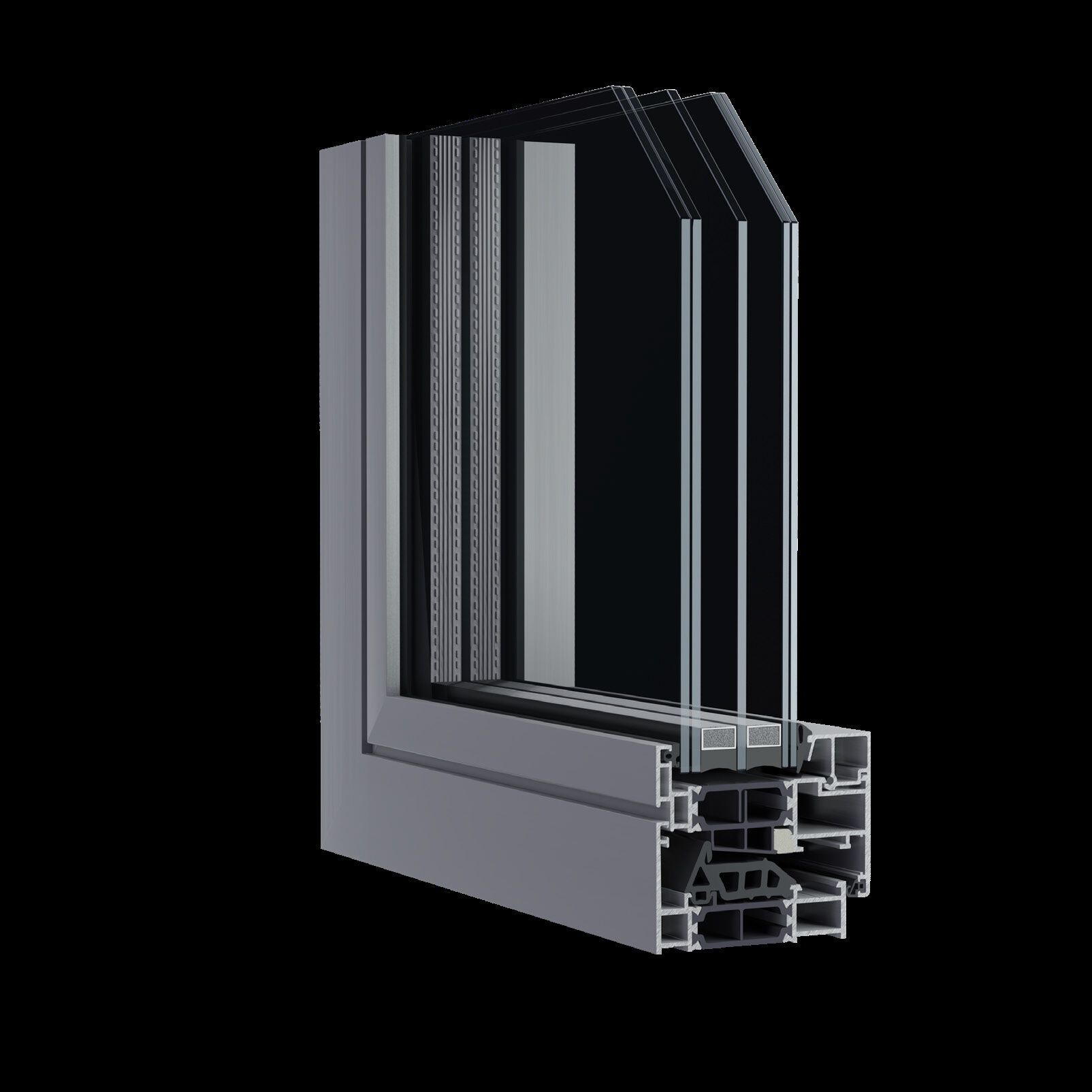 Алюминиевое створчатое окно Schulz Italia ASTRA ARCH-00098097 - Вид №3