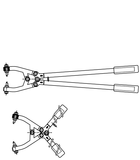 6920017 Крепление для труб  BIS Перфоратор-пробойник для профлиста принадлежности для монтажа к профлисту WALRAVEN  - Вид №1