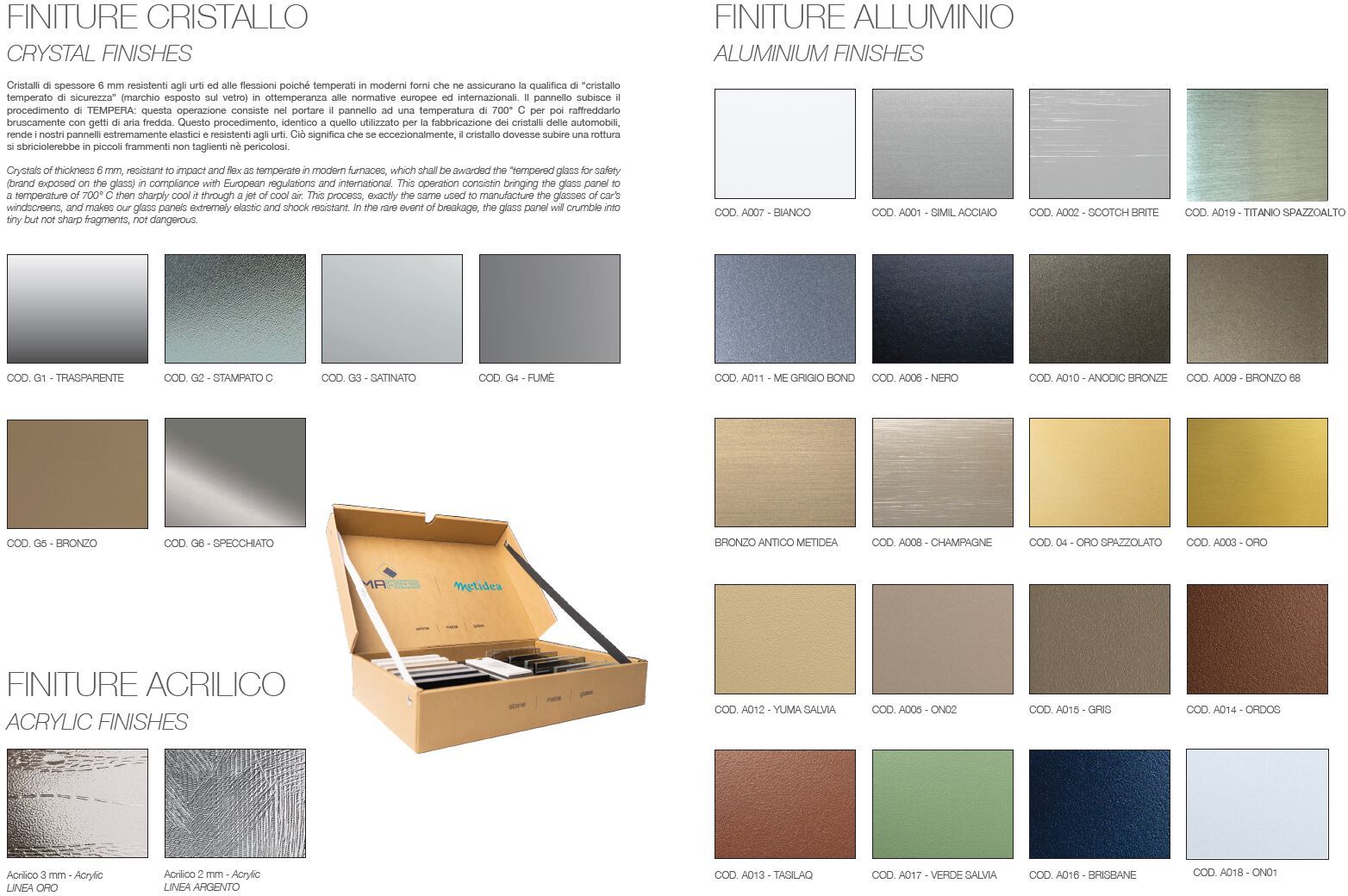 Угловая душевая кабина из хрусталя с распашной дверью Metidea платина ARCH-00151122 - Вид №3