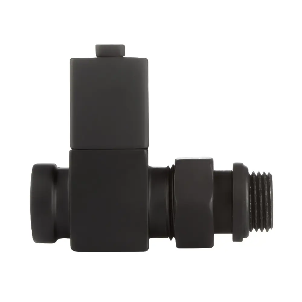 Набор вентилей для радиатора Royal Thermo Cube 1/2" прямой цвет черный 89353150 STLM-2003131  - Вид №8