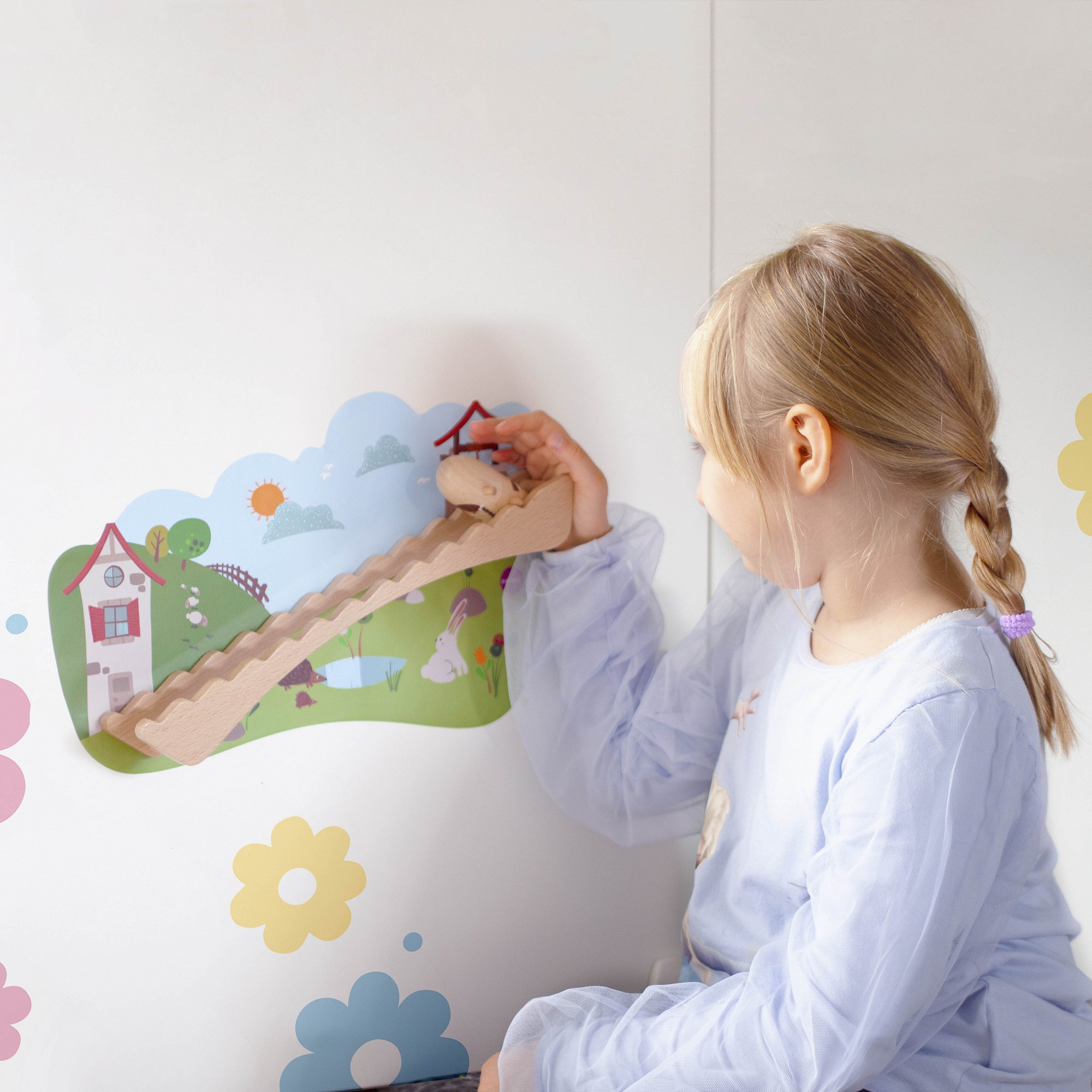 Развивающая игрушка на стену Vertiplay "Джек и Джилл" ORIBEL  322601 Разноцветный Santreyd  - Вид №5