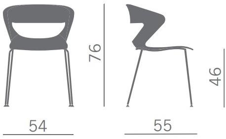 Kastel Штабелируемый стул со встроенной подушкой Kicca sun-id-1490031 - Вид №3