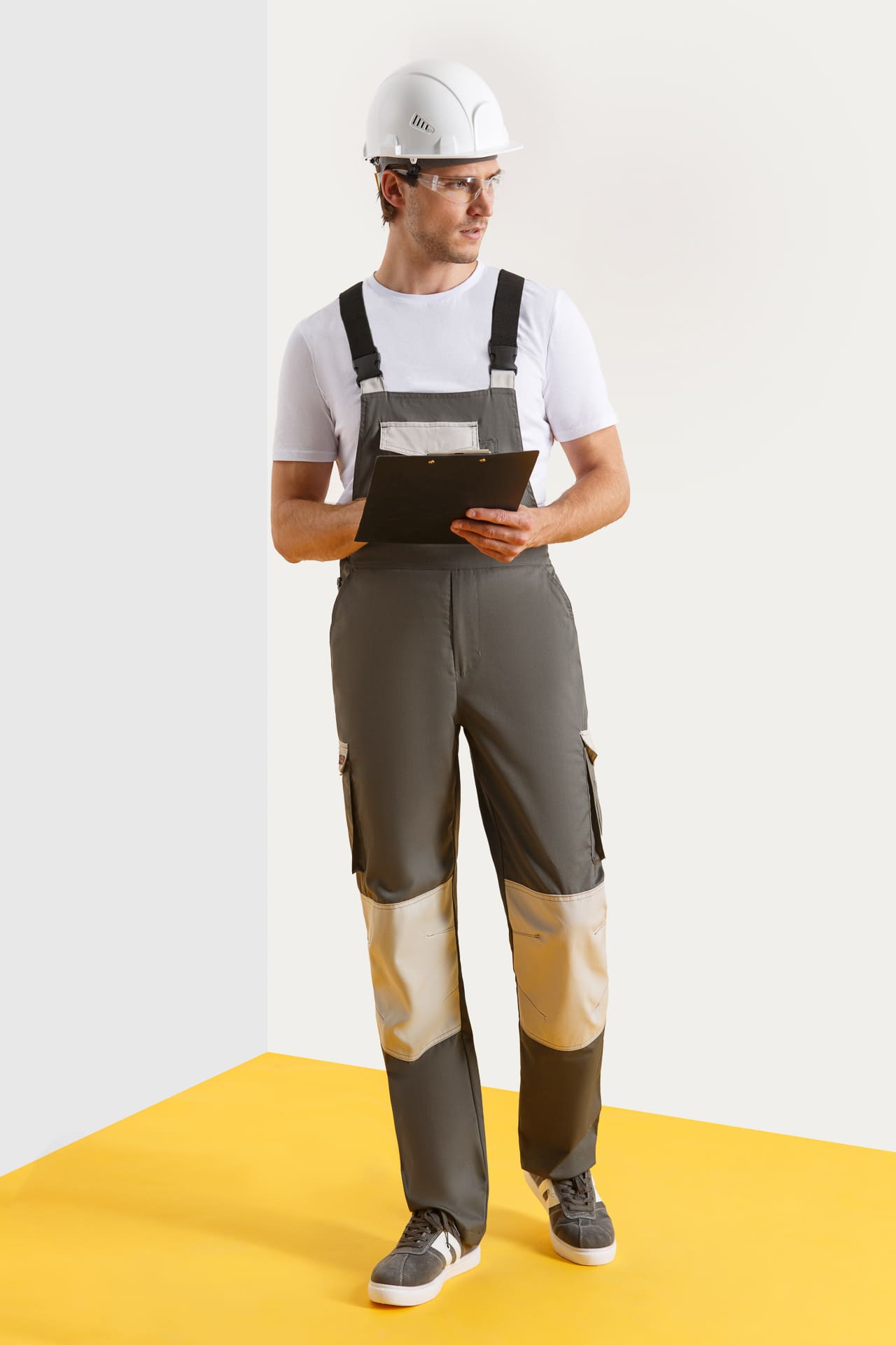 4991514 Костюм  NEW 2 серый хаки с серым песком STATUS  Летняя спецодежда  размер 48-50/170-176  - Вид №7