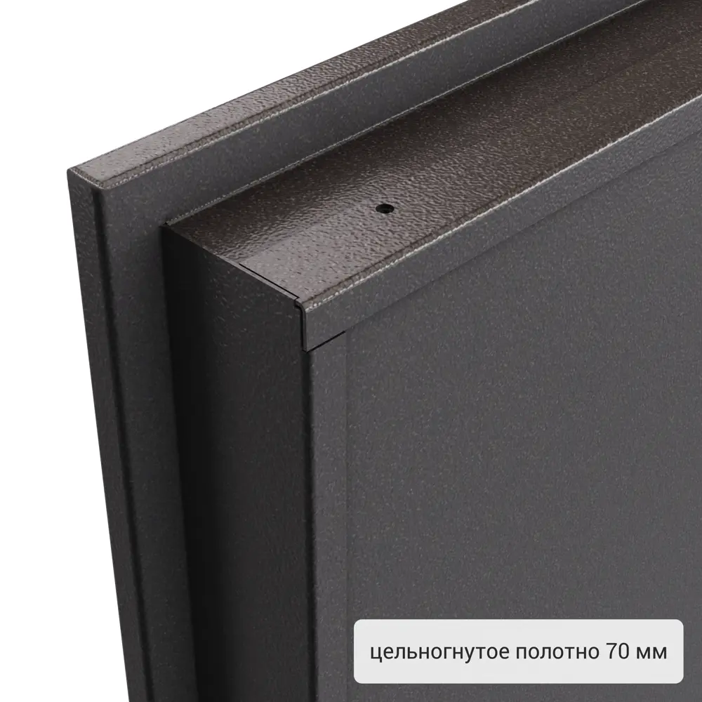 Дверь металлическая Стеф Блок, 860 мм, левая, цвет коричневый TOREX STLM-2158401 - Вид №5