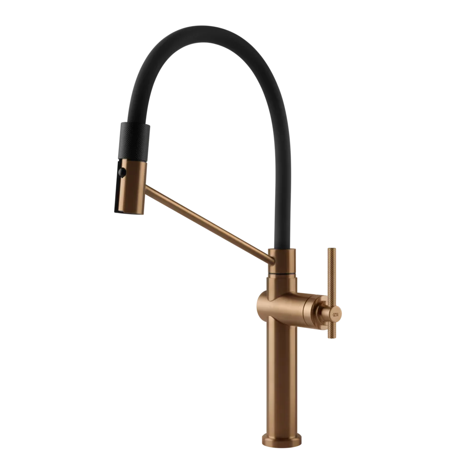 Смеситель для раковины 60664 726 Gessi Habito ТЕПЛАЯ БРОНЗА BR. PVD 60664726