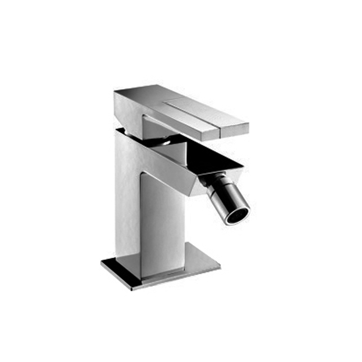 3308SF  Смеситель для биде на 1 отверстиевылет 11,5 см без ручки ограничитель потока воды до 5 л/мин при 3 бар видимый аэратор подводка с донным клапаном (a) ручка 3348 заказывается отдельно см раздел ''Ручки'' Fantini Rubinetti AR/38