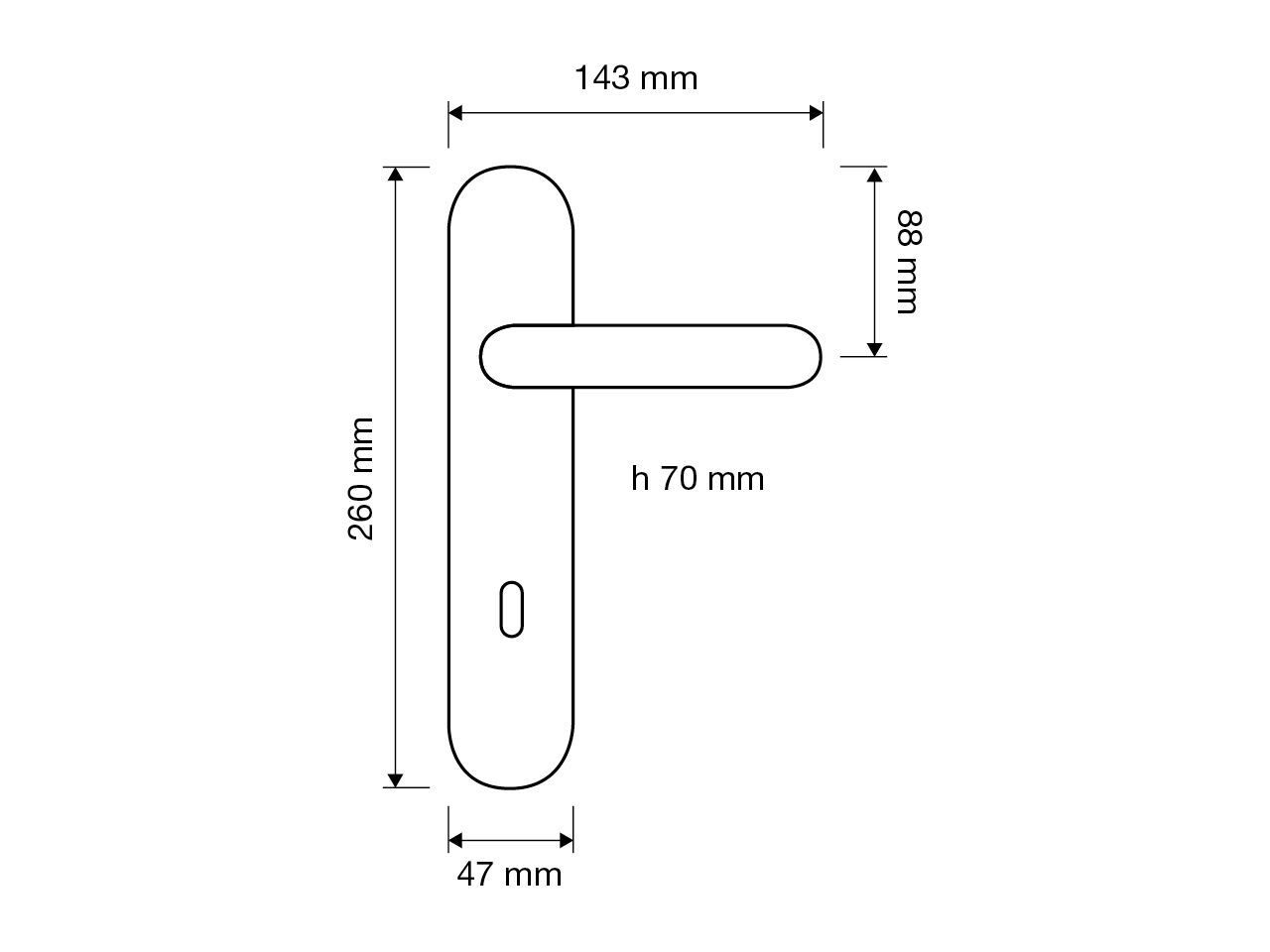 Латунная ручка на пластине LINEA CALI' Jenny ARCH-00119248 - Вид №5