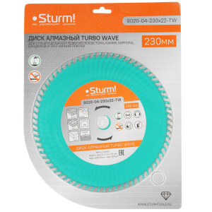 Диск алмазный Sturm! 9020-04-230x22-TW 8113996