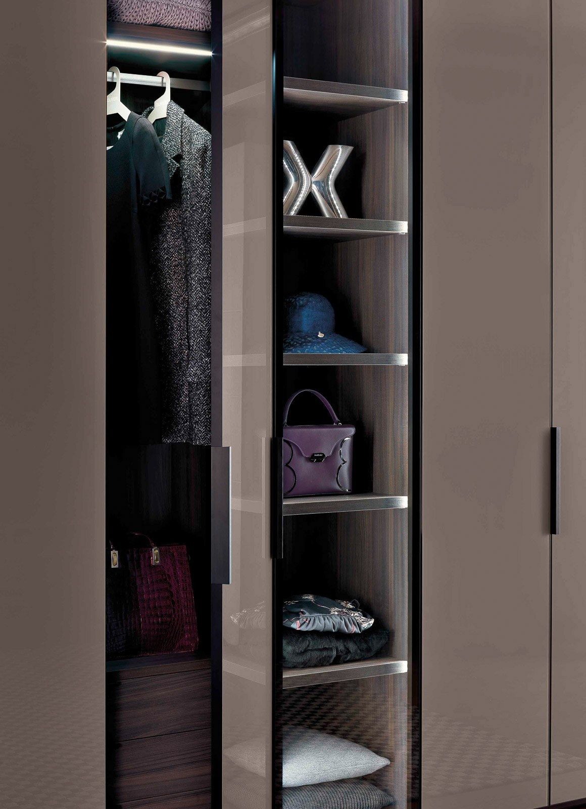 Алюминиевый и стеклянный секционный шкаф Olivieri GLASS ARCH-00004483 - Вид №15