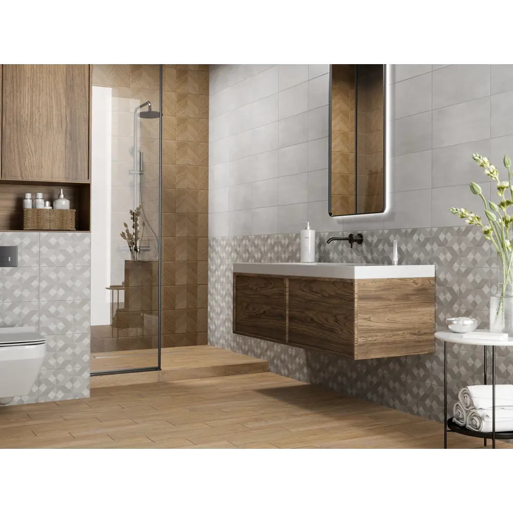 Santreyd Mersey Travertine - настенная плитка под травертин 20x40 см 89364573 STLM-0948798 - Вид №6