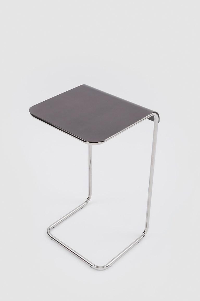 Danese Milano Сервисный столик из хромированного металла и столешница из dinoc Farallon sun-id-1430749 - Вид №5