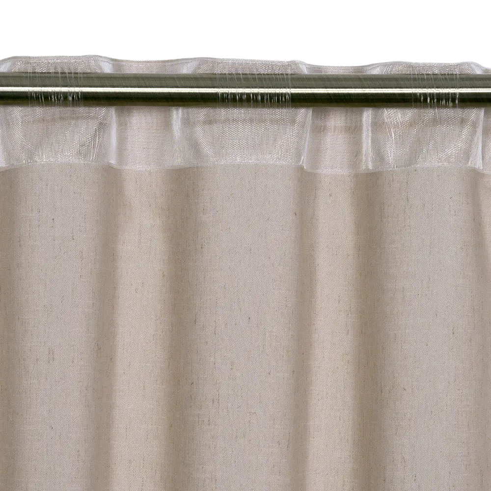 Тюль на ленте «Мережка» 250х260 см цвет бежевый GARDEN STLM-2075948 - Вид №5