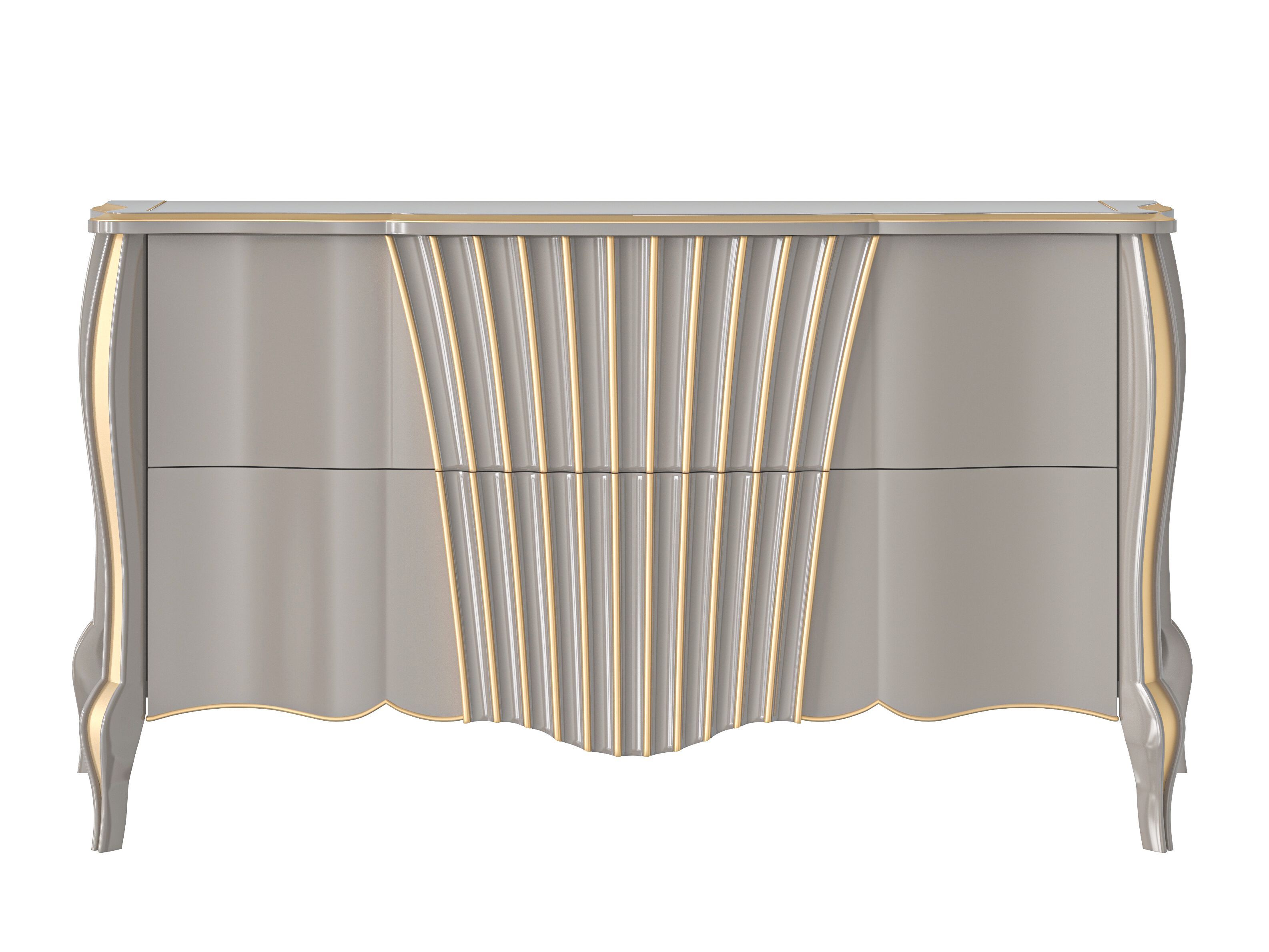 Деревянный комод со встроенными ручками Modenese Luxury Interiors LINEAR ELEGANCE ARCH-00139717