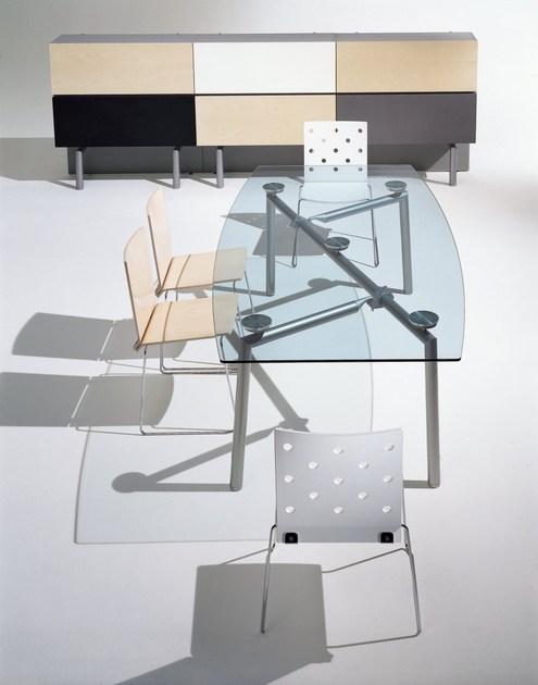 NEWTOM by Ultom Круглый стол для переговоров из стекла Isotta sun-id-1369550 - Вид №2