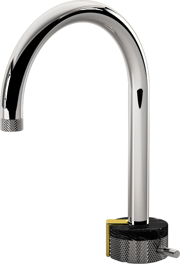 E-11502-R2MB-L2PB-PC Однорычажный прогрессивный смеситель для раковины - излив 16см GRAFF MOD+