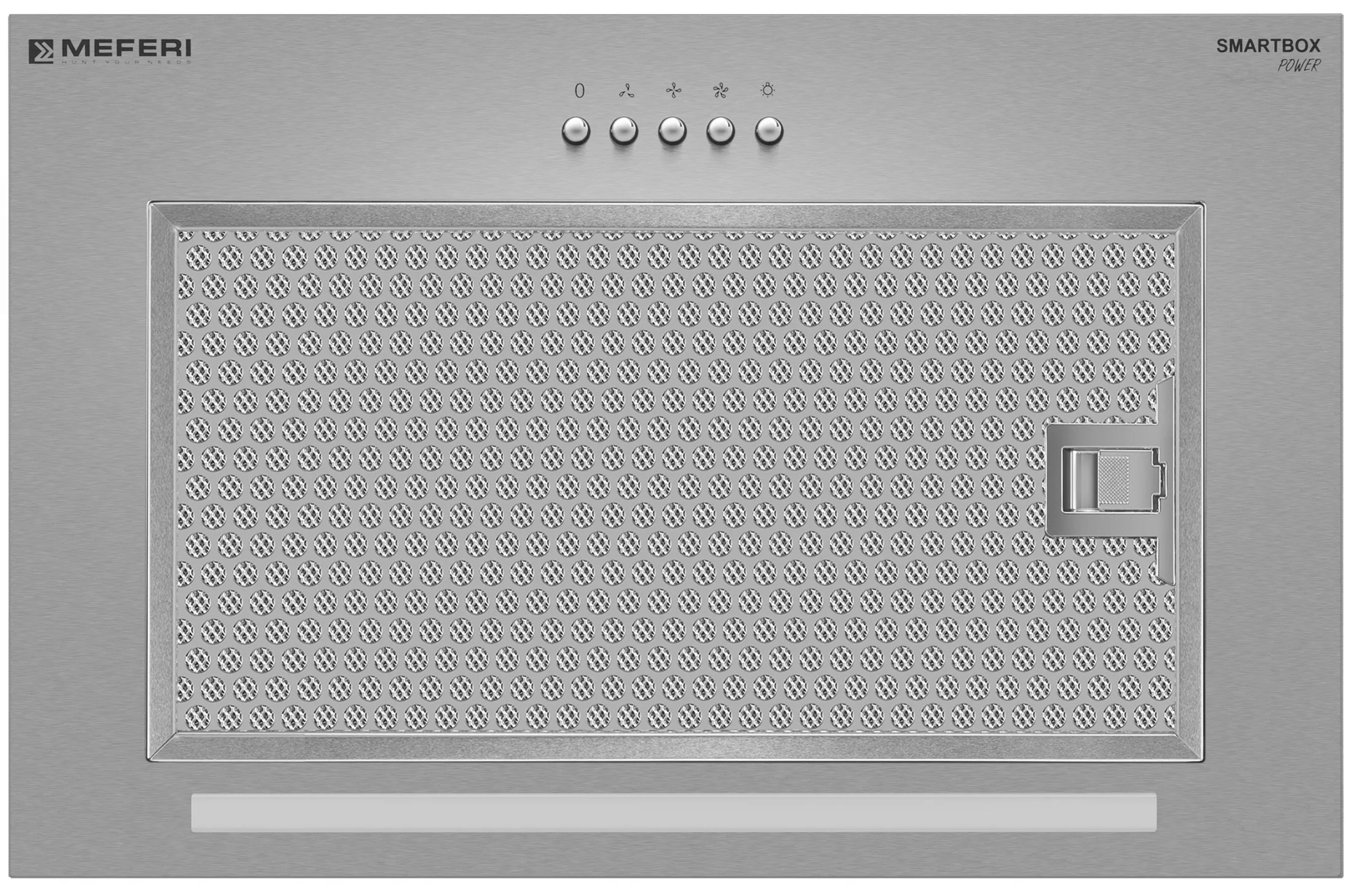 9168710 Вытяжка полновстраиваемая Meferi SMARTBOX45IX POWER серый STDN-0112876 - Вид №4