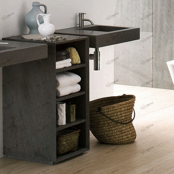 ПОЛКА НАПОЛЬНАЯ ИЗ КАМНЯ SOUL 45Х85 СМ Neutra Design SC855