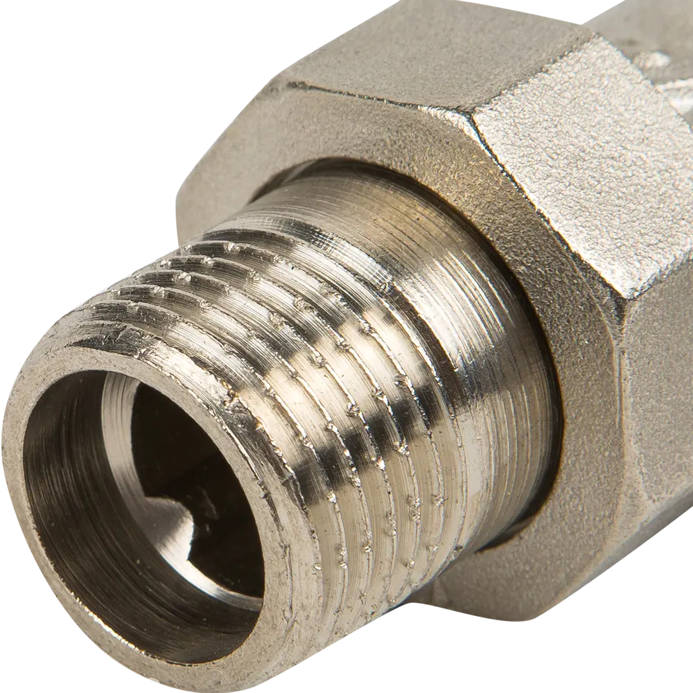 Сгон угловой Valtec, американка, внутренняя-наружная резьба, 1/2", никелированная латунь 10506419 STLM-2024783  - Вид №1