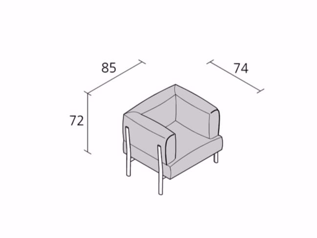 Кресло с подлокотниками Alias ARCH-00089834 - Вид №3