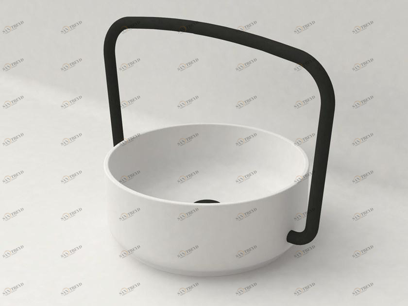 6926-u7-80ma Накладная раковина на столешницу  овальная JUSTIME Chapter