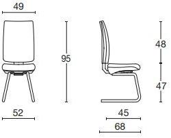 Diemme Кресло для офиса из ткани с подлокотниками Five sun-id-1421966 - Вид №4