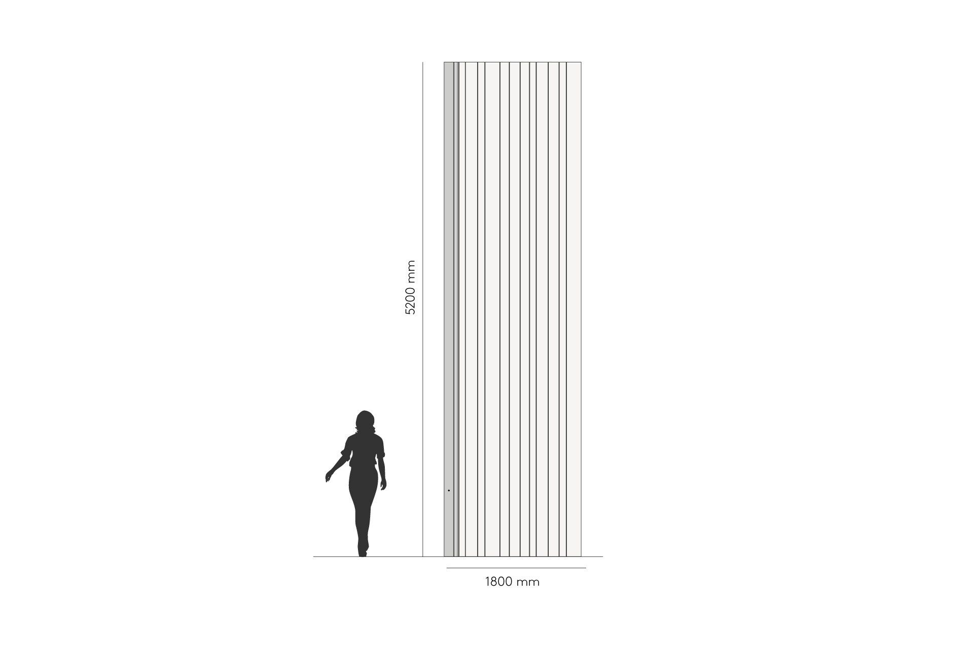 Наружная алюминиевая бронированная дверная обшивка Oikos Skydoors-вертикальные горизонты ARCH-00092937 - Вид №13