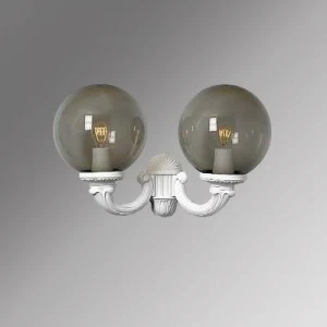 Уличный настенный светильник Fumagalli Mirra/G300 G30.142.000.WZE27 FUMAGALLI MIRRA, G300 271799 Белый