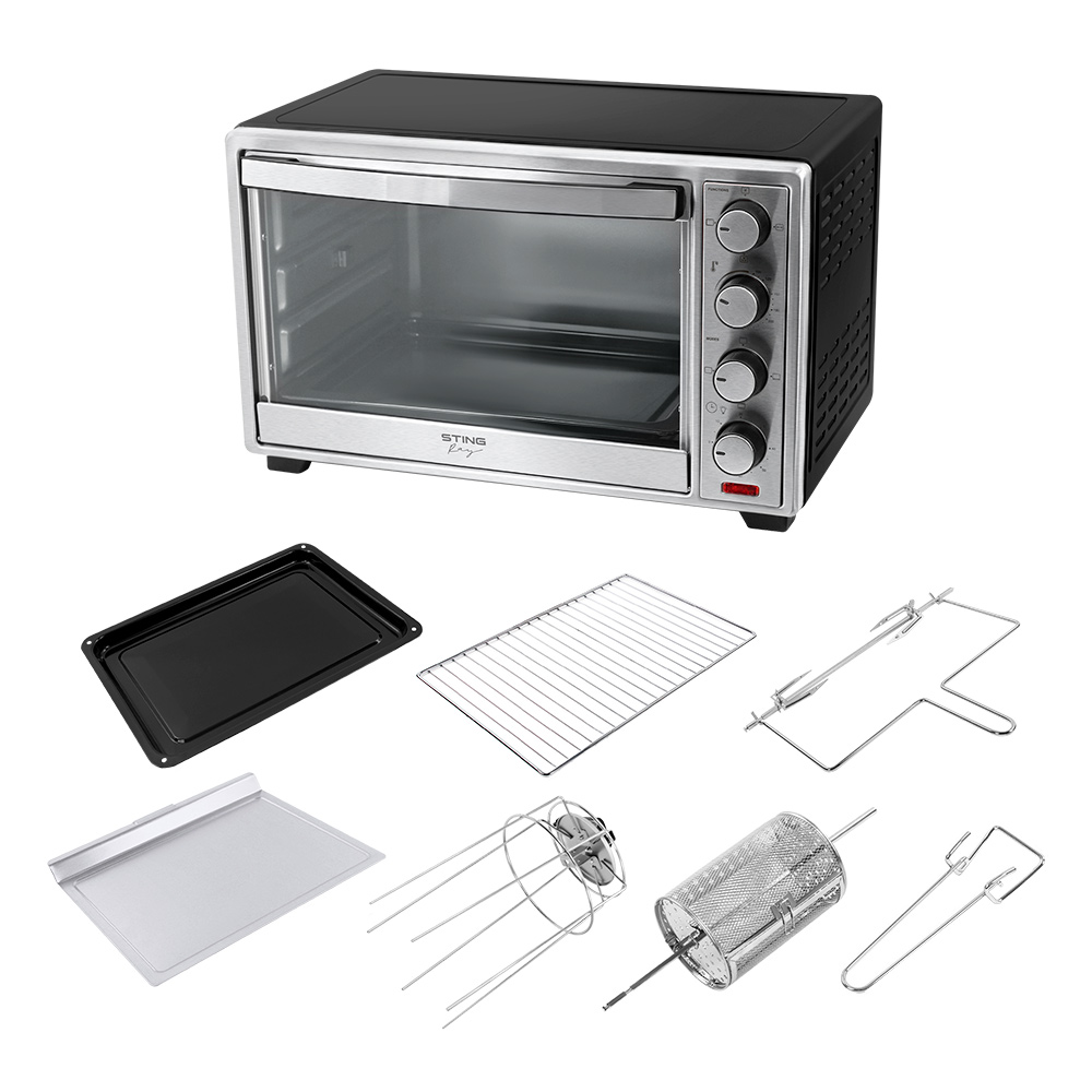 9162139 Мини-печь Stingray ST-EO121B серебристый STDN-0105570 - Вид №4