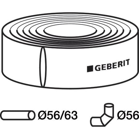 306.921.00.1 Звукоизолирующий рукав Geberit из ПЭ Geberit  - Вид №8