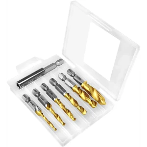 Набор сверл-метчиков по металлу Vertextools 0089-7, 7 шт. 89363235 STLM-2171592