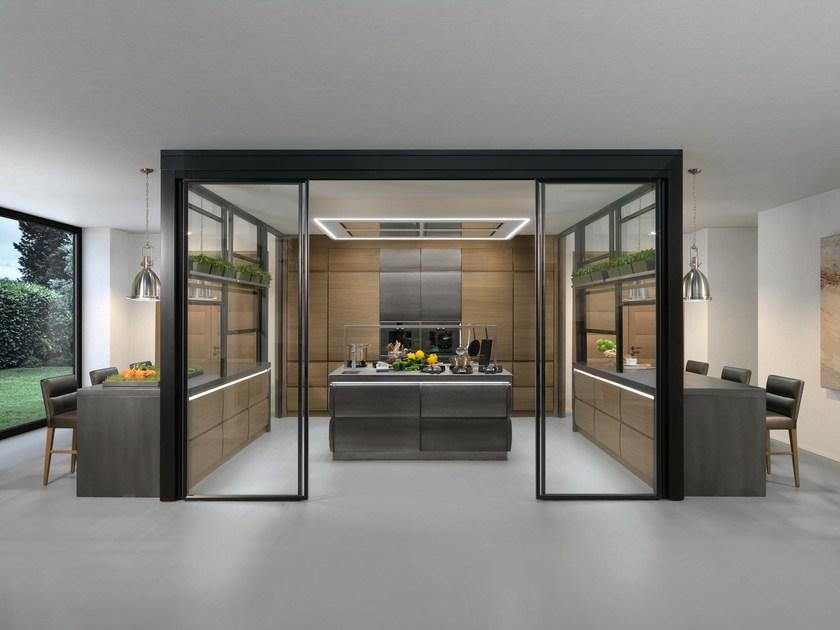 L'Ottocento Дубовая кухня с островом Chronos sun-id-1439603 - Вид №1