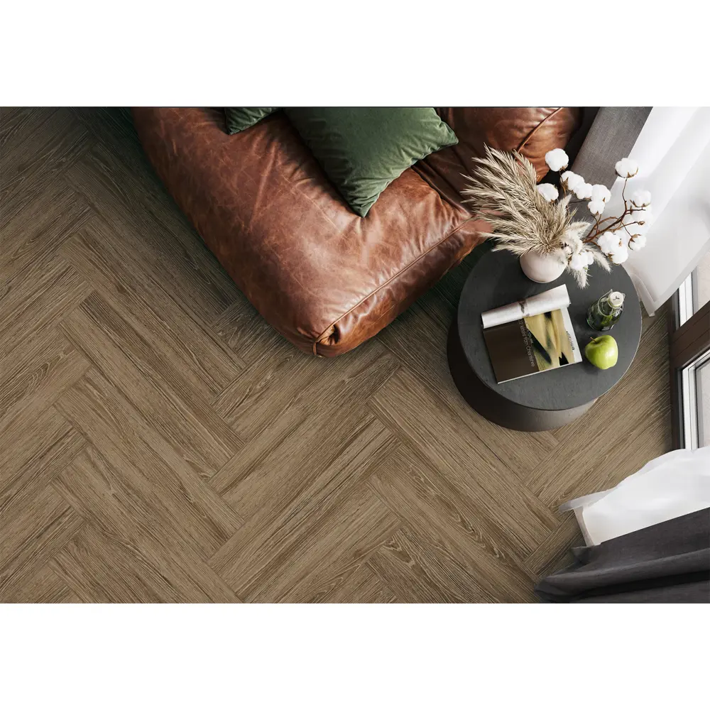 Глазурованный керамогранит Alma Ceramica Living Wood 44 15.1x60.2 см 1.82 м² матовый цвет коричневый 89458848 STLM-2047452