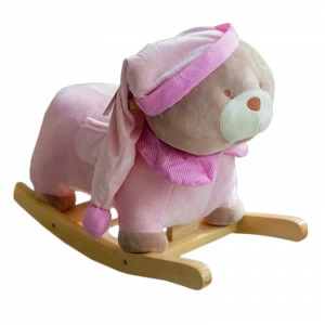 Качалка детская "Мишка" розовая COMFORTBABY  351335 Розовый