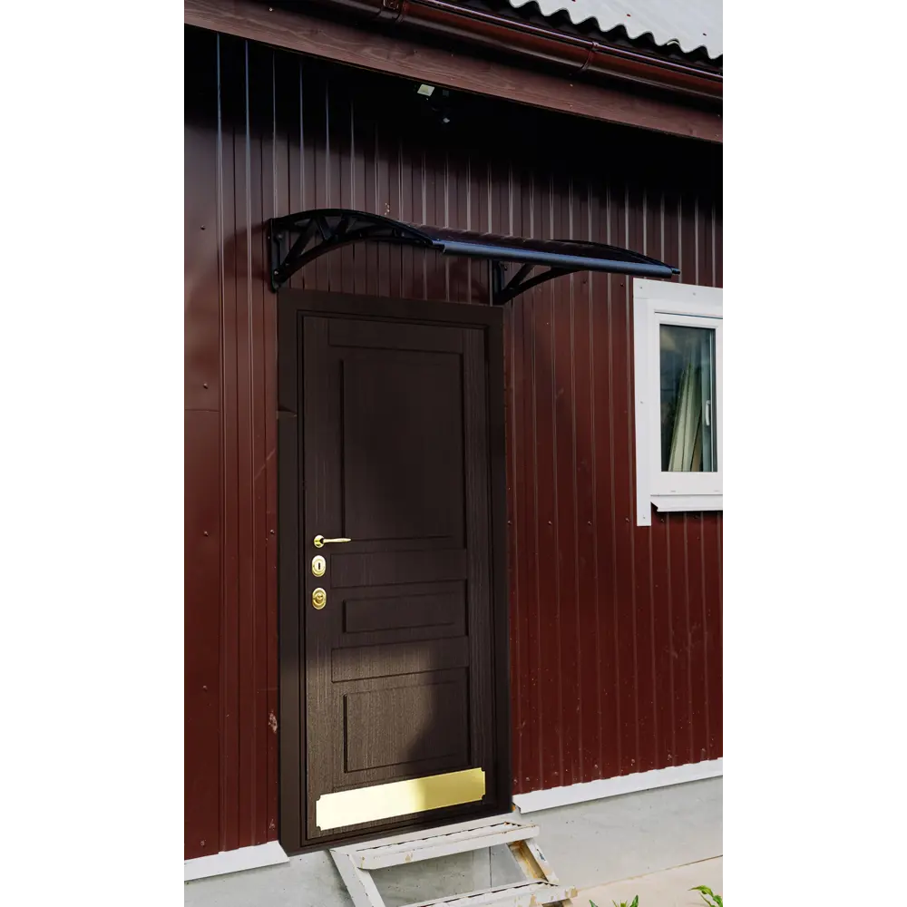 Усиленный козырек одинарный сотовый коричневый Santreyd 89320937 STLM-0893483 - Вид №4