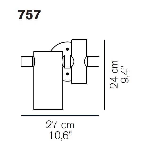 Стеклянный светодиодный настенный светильник Oluce Dancing glass ARCH-00016149 - Вид №2