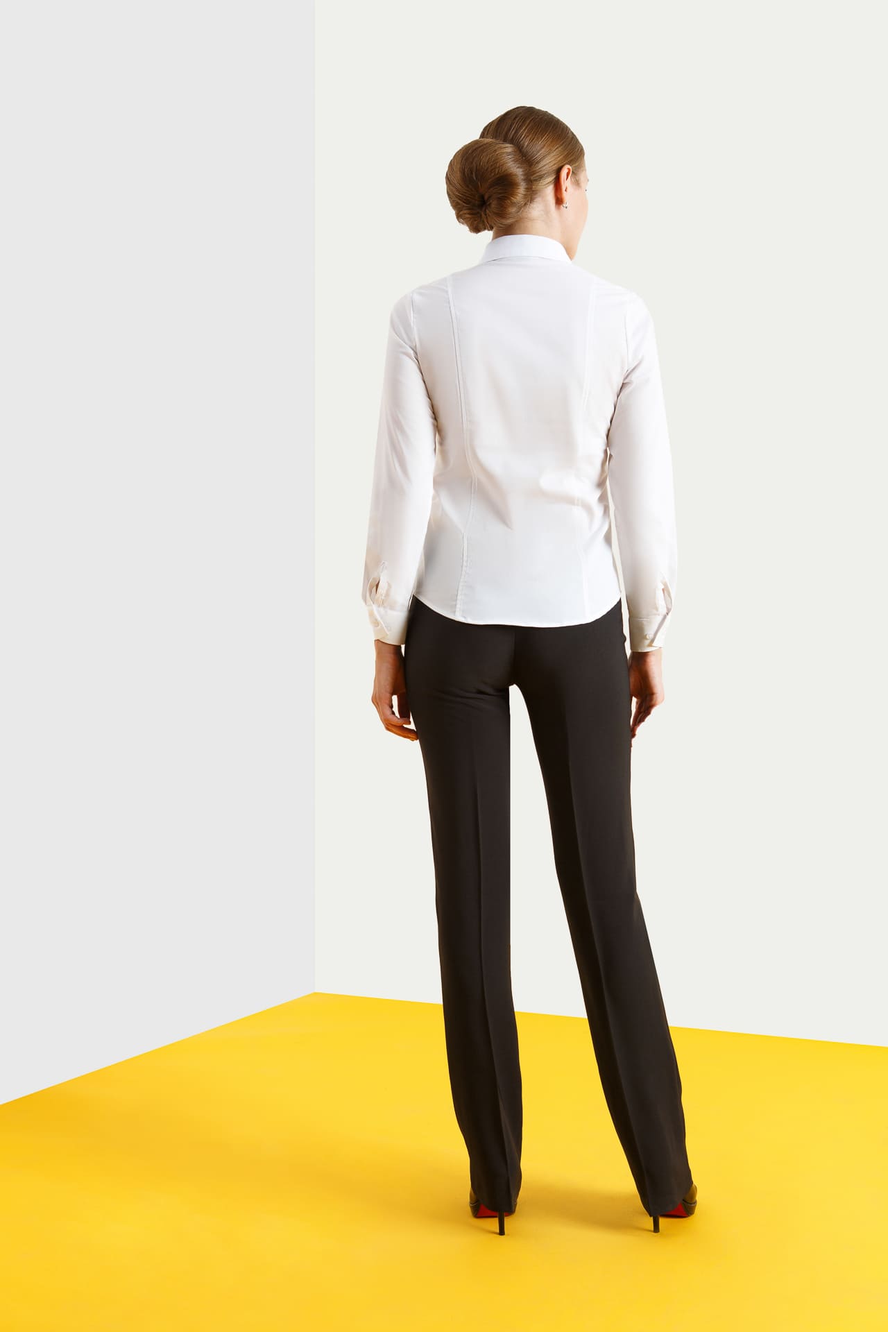 62488 Рубашка женская  white El-Risto  Корпоративная одежда  размер 48 (XL)  - Вид №5