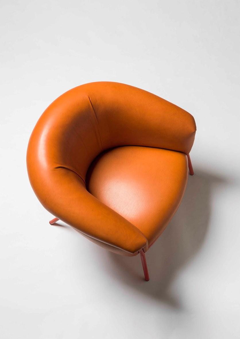 BD Barcelona Design Кожаное кресло с подлокотниками Grasso sun-id-1473829 - Вид №3