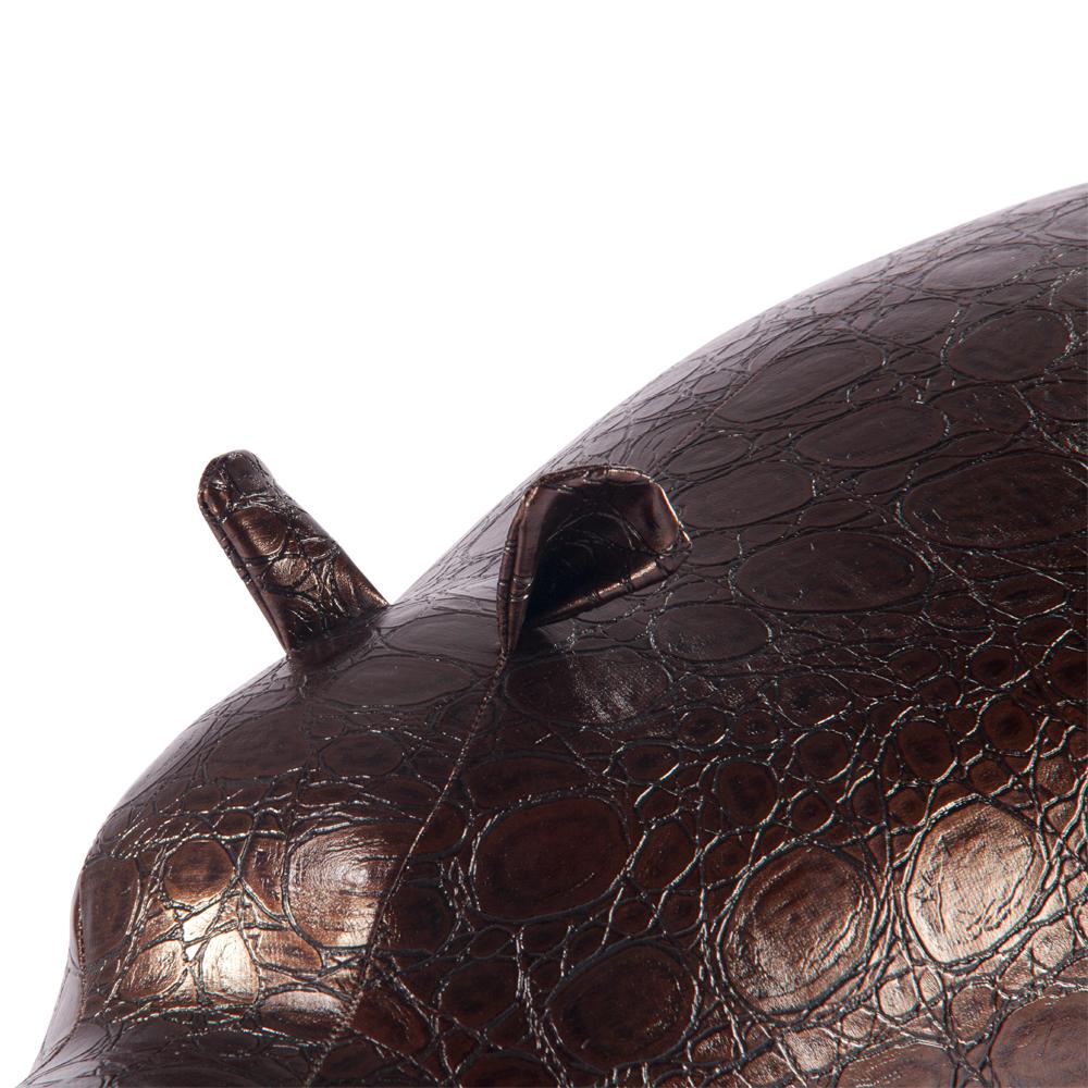 74128 Банкетка Пуф Бегемот средний Шоколад BOGACHO 4627138152607 - Вид №3