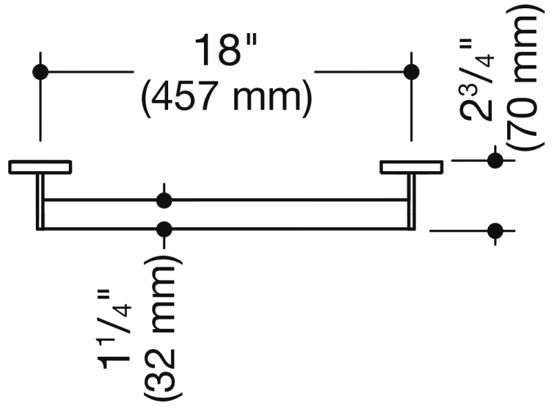 900.36.06240 ручка для захвата HEWI USA Produkte  - Вид №1