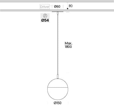 Светодиодный подвесной светильник In Stock Onok ARCH-00102822 - Вид №1