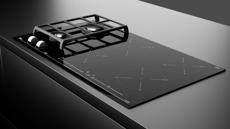 1320308 Варочная панель Teka HYBRID JZC 96324 ABN BLACK Италия  - Вид №4