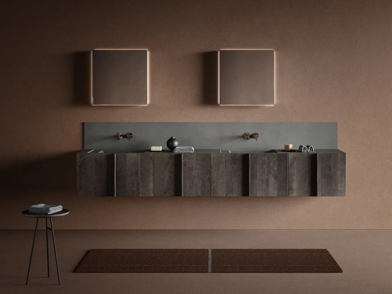 Деревянная секционная одиночная подвесная раковина Inbani Paral ARCH-00055428 - Вид №4