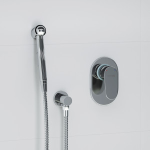 A15356 Встраиваемый комплект для биде со шлангом 100 см WasserKRAFT