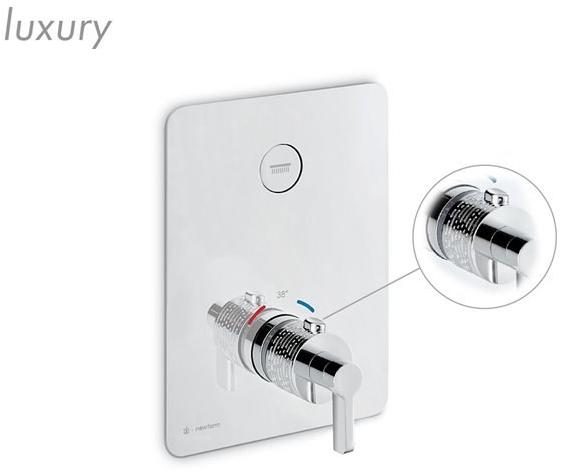 newform Смеситель для душа встраиваемый термостатический с переключателем Blink chic sun-id-1354271 - Вид №3